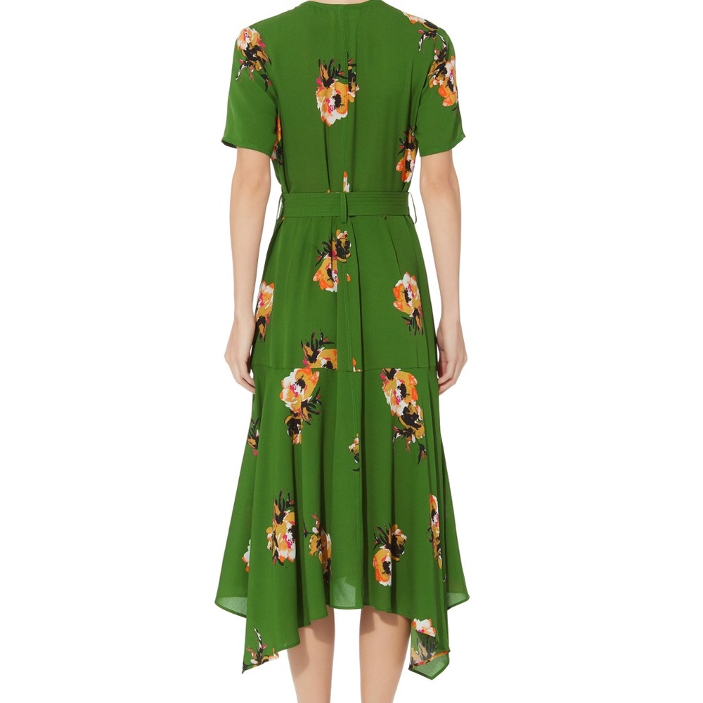 A.L.C. Floral Wrap Dress - Gem